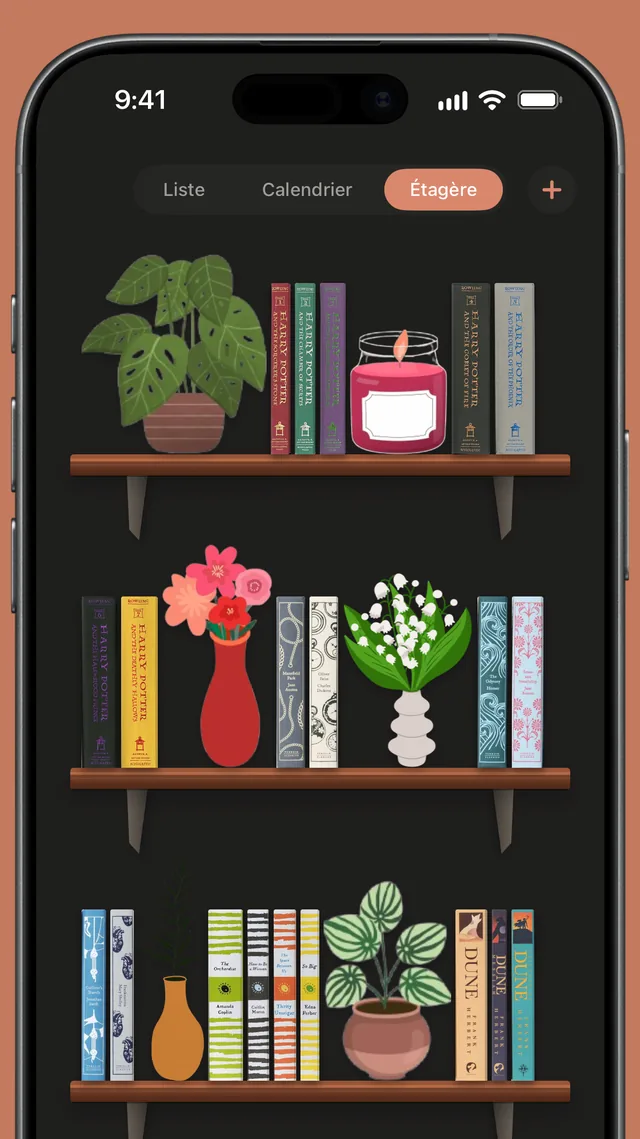 Une étagère de livres lus dans Bookside